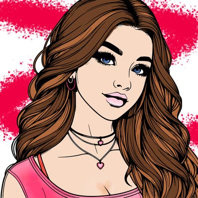 detailed realistic girl