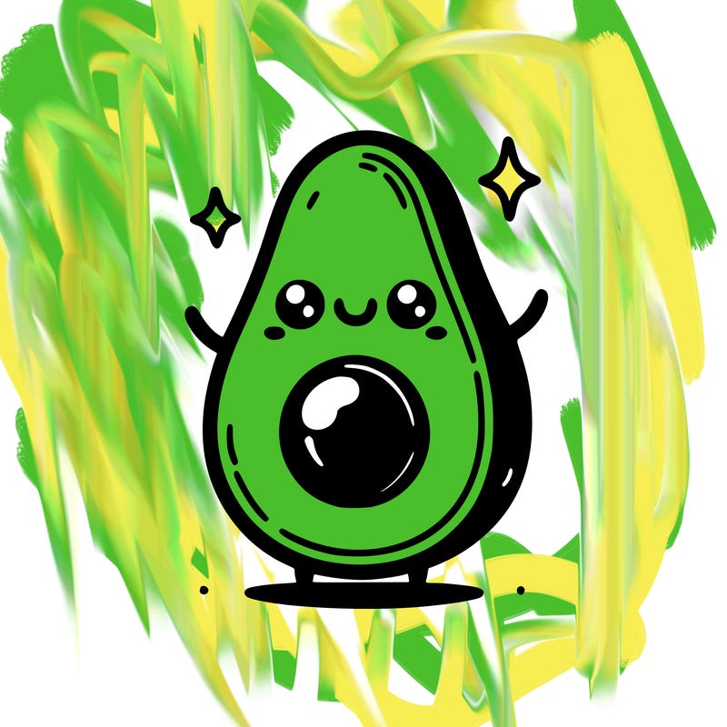 avocado cute