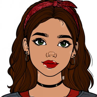 realistic teenage girl