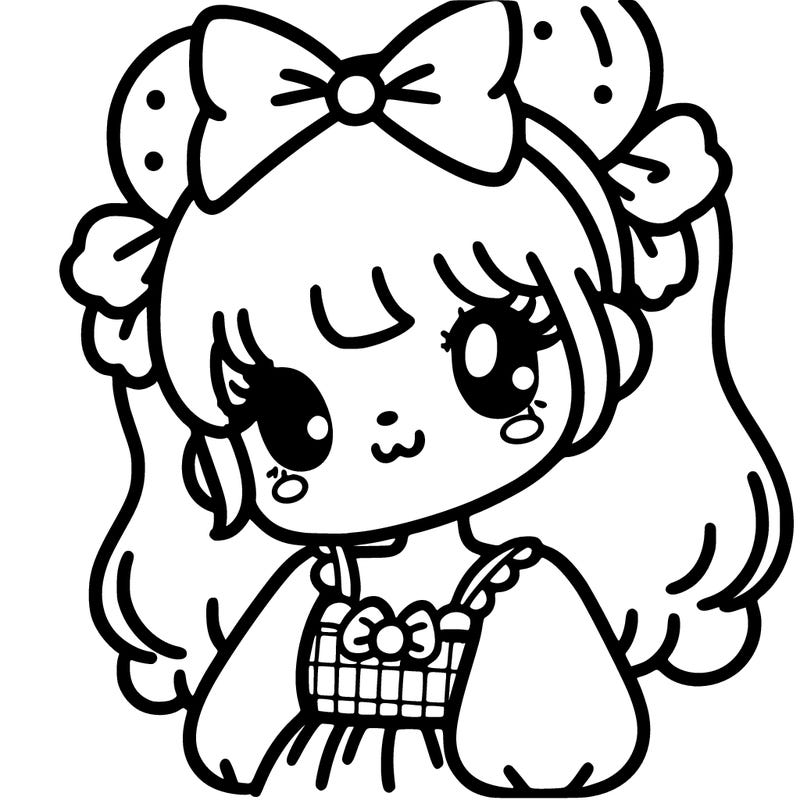 sanrio manga girl