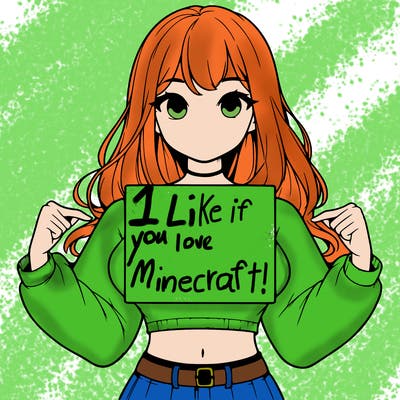 girl holding a blank sign in a long sleeve crop top