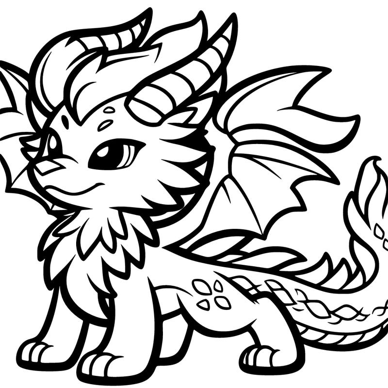 feirce dragon fox
