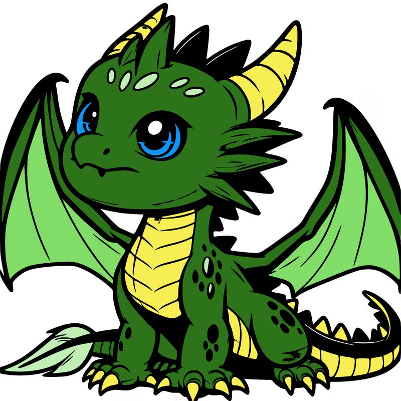 fierce baby night dragon