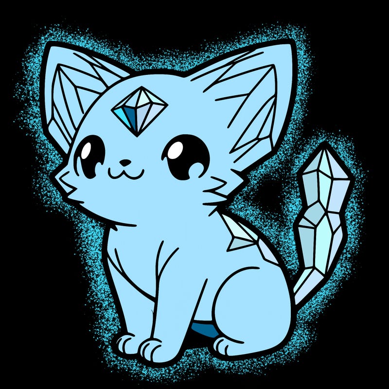 crystal kitten