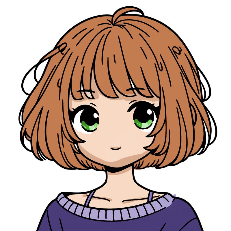 girl with short hair