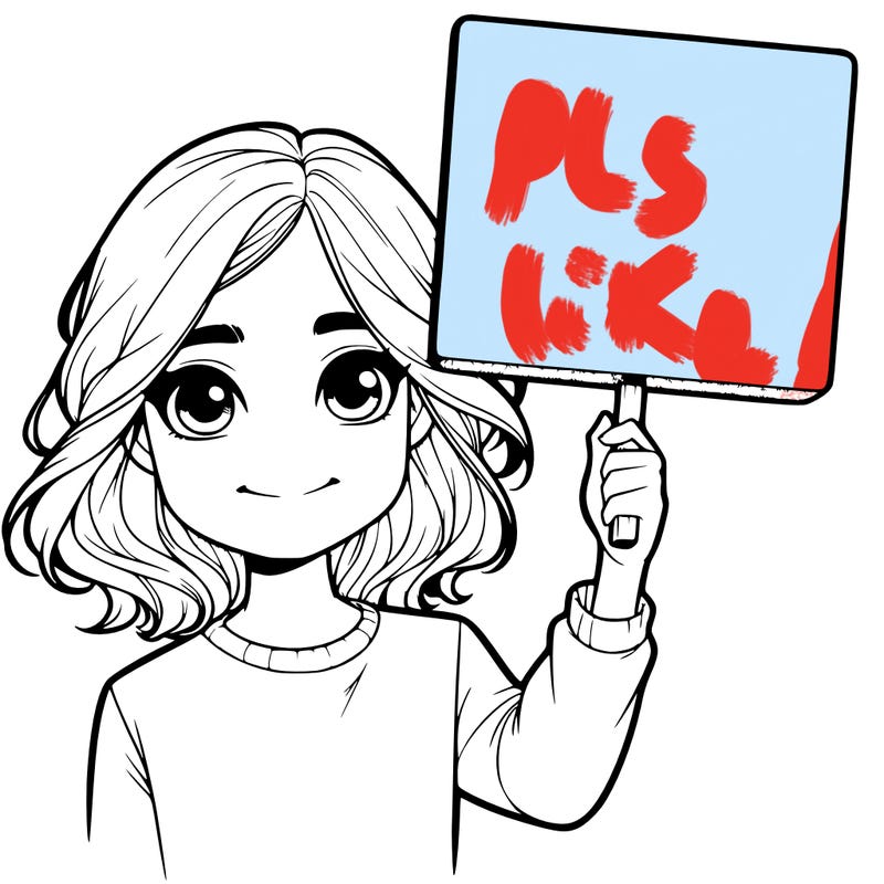 realistic girl holding up a sign