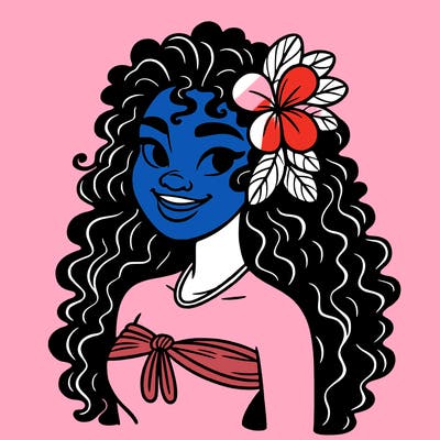 hawaiian black woman