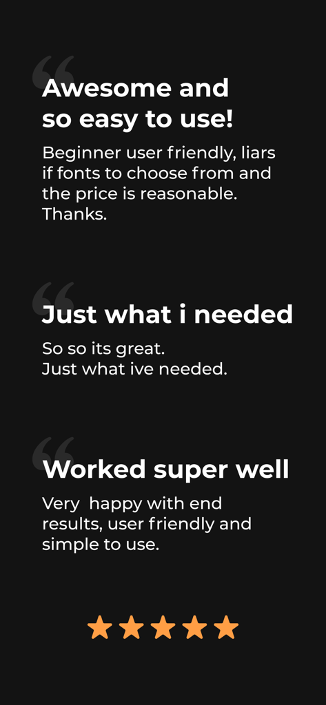 Intro Maker for YouTube Studio - Positive user reviews and five star ratings for Intro Maker for YouTube Studio