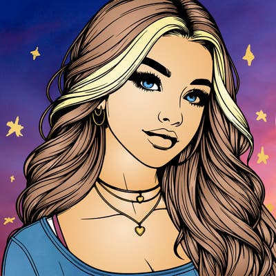 detailed realistic girl