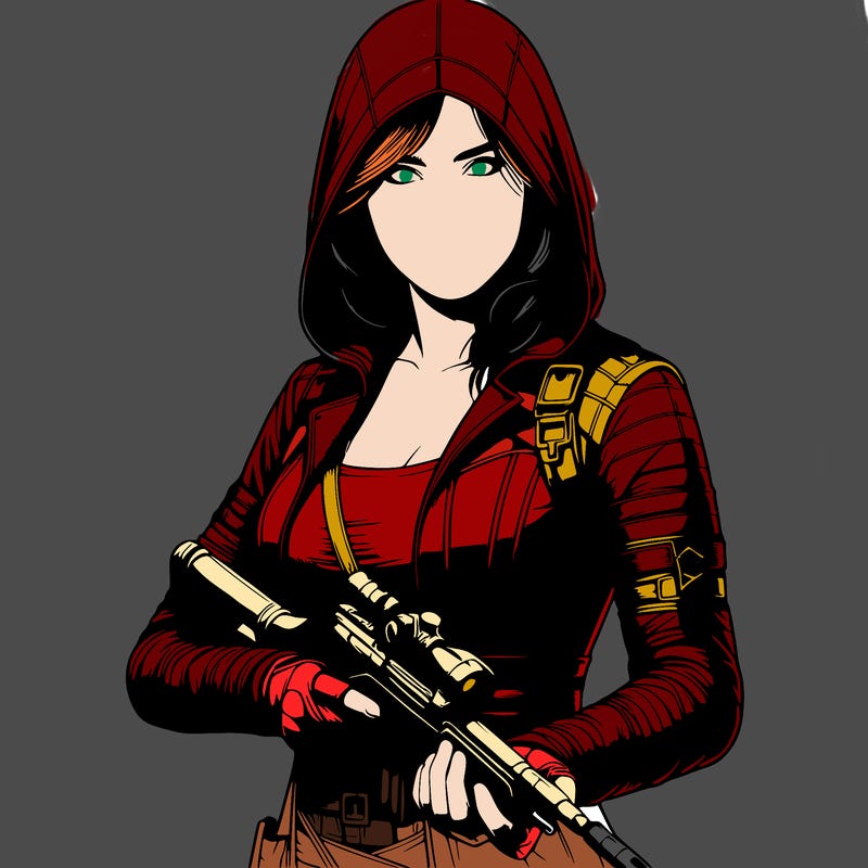 realistic girl assassin