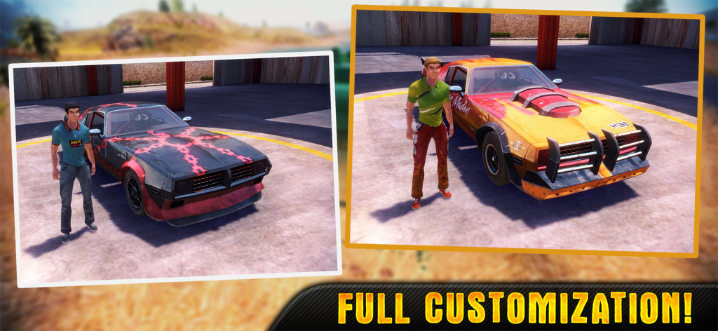 Présentation de la personnalisation de la voiture et du personnage dans Off The Road OTR Mud Racing