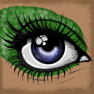 realistic eye