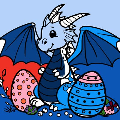 easter dragon