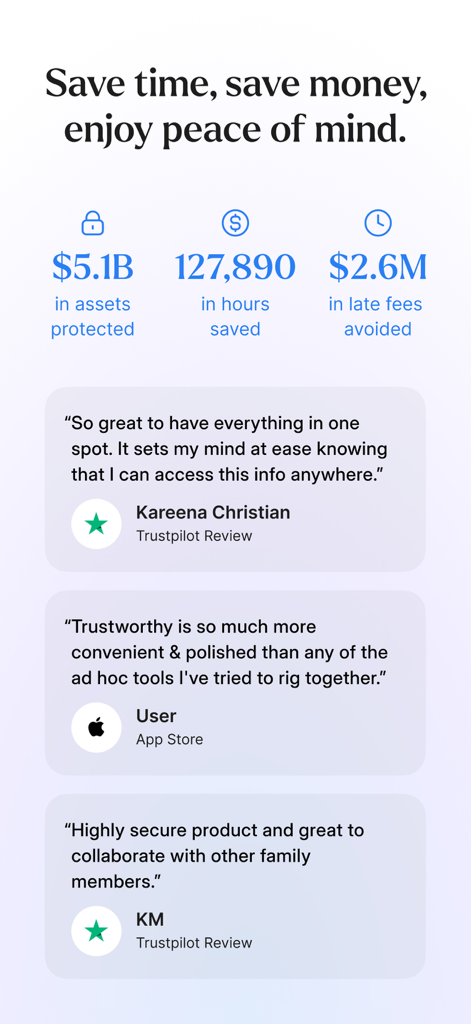 Trustworthy - The Family OS® - Reseñas de usuarios y estadísticas para Trustworthy, el sistema operativo familiar.
