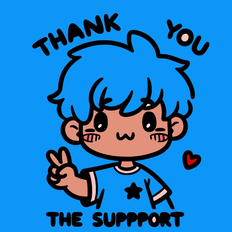 thank you for the support