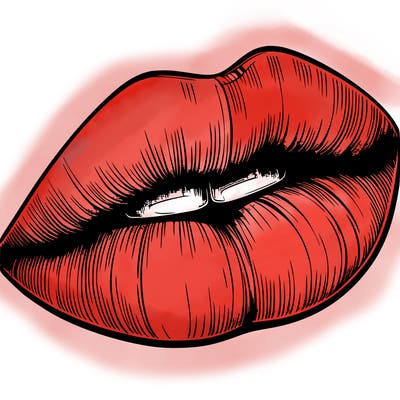 realistic lips