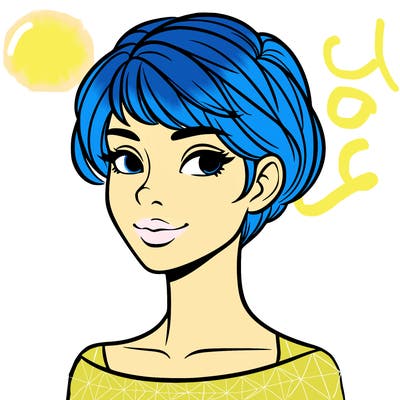 woman with short hair