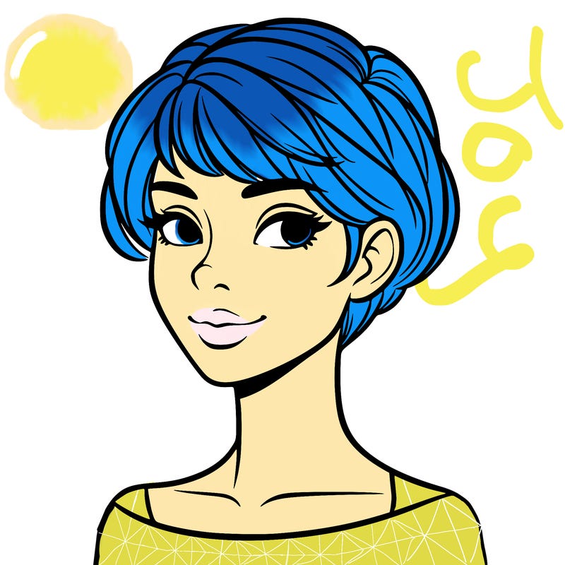 woman with short hair