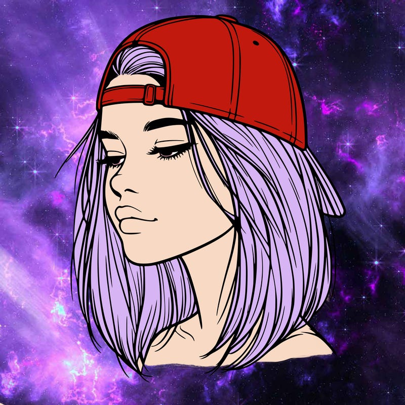 realistic  girl with a backwards hat