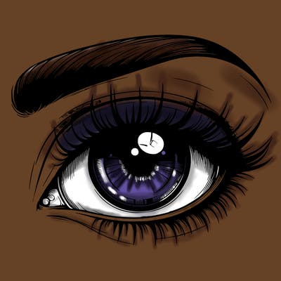 realistic eye