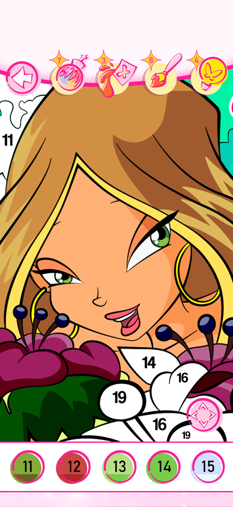 Winx Club: Color by number - Games App | MWM