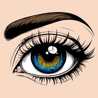 realistic eye