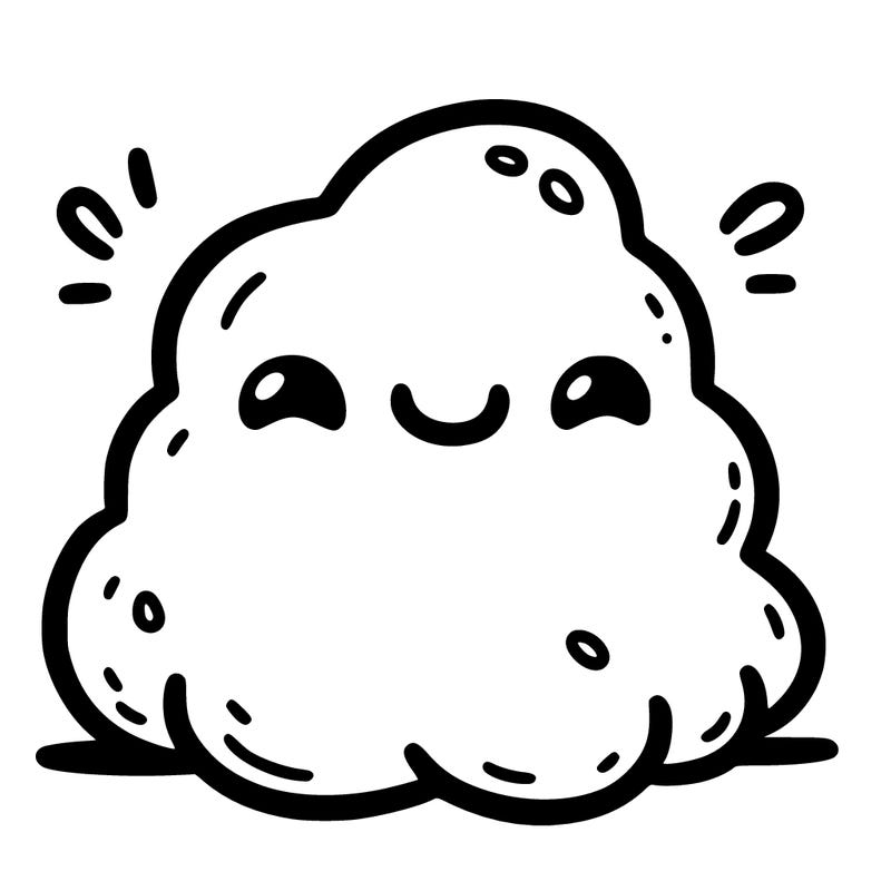 a happy  blob