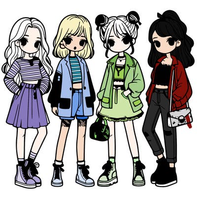 girls with fashion