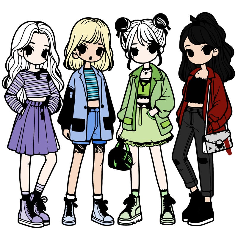 girls with fashion