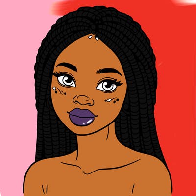 african woman with fulani braids