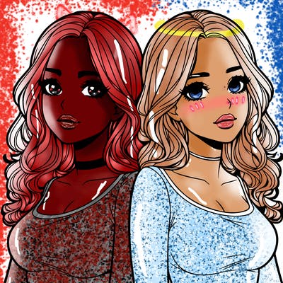 realistic twin sisters