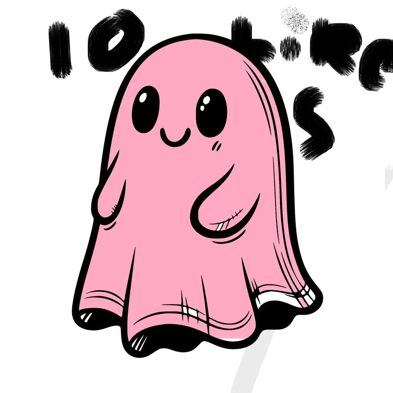 creepy but cute and ghost