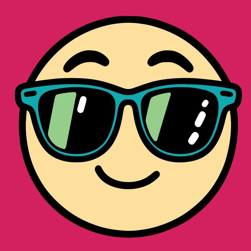 emoji with sunglasses