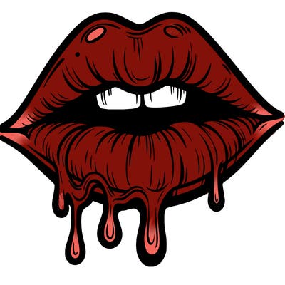 lips that look realistic and drip