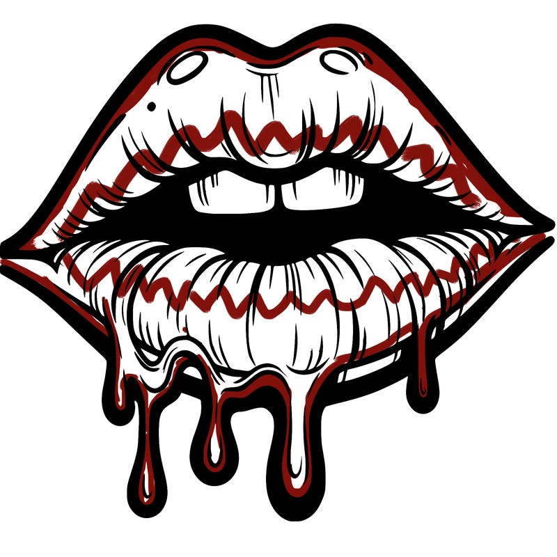 lips that look realistic and drip