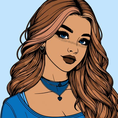 detailed realistic girl