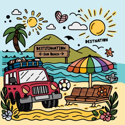 destination: sun, beach and unforgettable memories