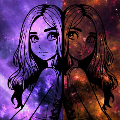 a realistic girl split