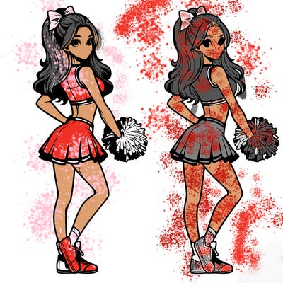 realistic cheerleader