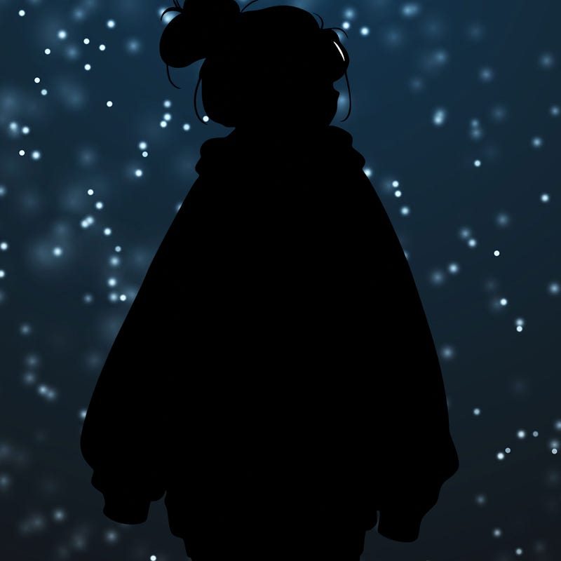 realistic girl with a oversized sweatshirt on and a bun