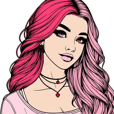 detailed realistic girl