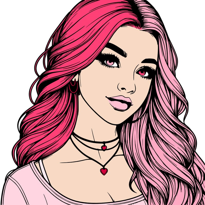 detailed realistic girl