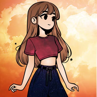 girl in a cute crop top