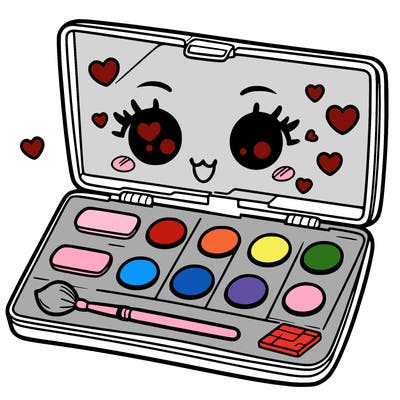 makeup pallet