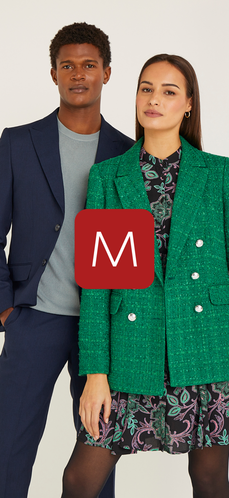 Matalan - Online Shopping - A man and woman in stylish clothing with the Matalan logo