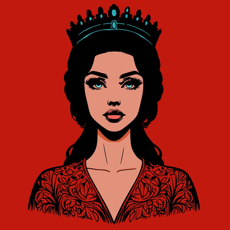 realistic beautiful queen