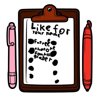 blank clip board with pen