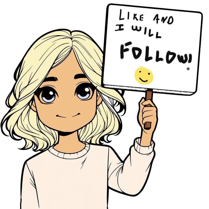 realistic girl holding up a sign