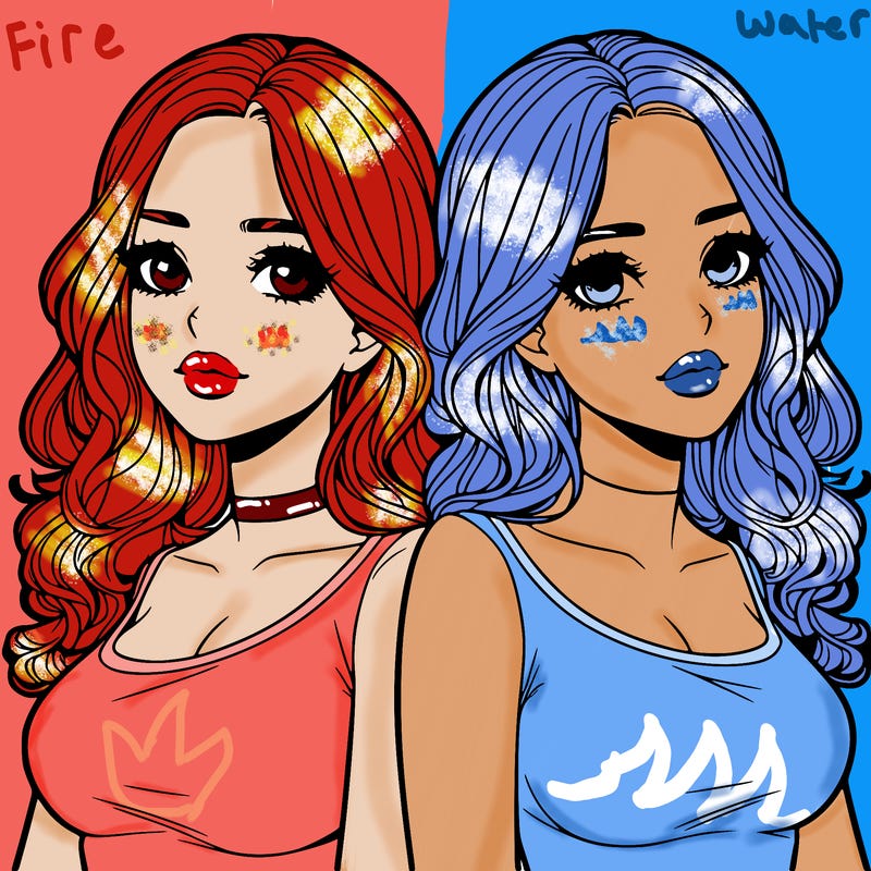 realistic twin sisters