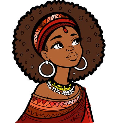 african woman